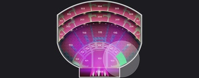 Seat view from Orchestra