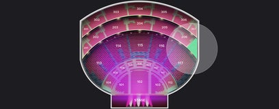 Seat view from Orchestra