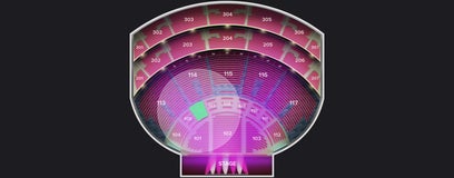 Seat view from Orchestra