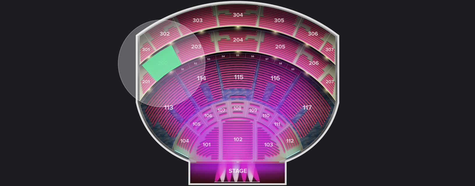 Seat view from Balcony