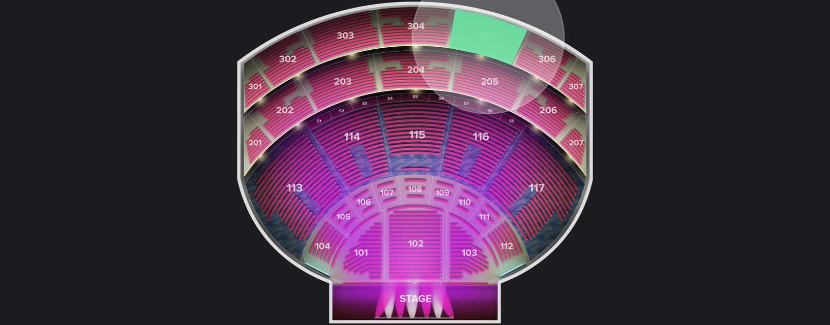 Seat view from Balcony