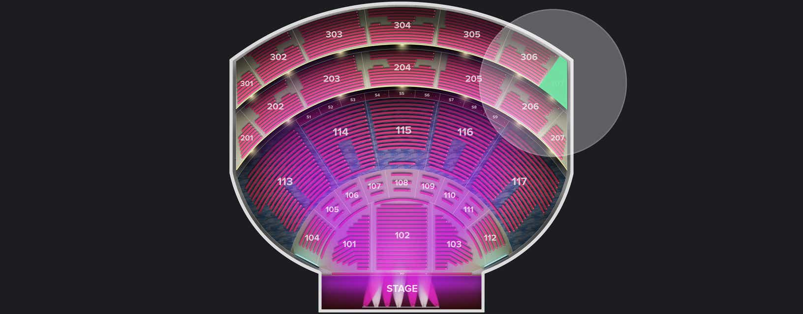 Seat view from Balcony