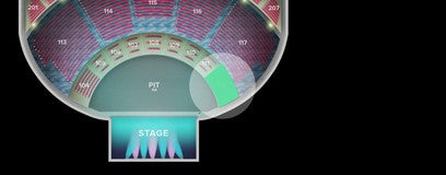 Seat view from Orchestra