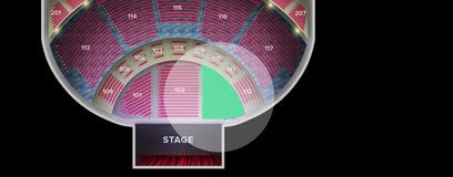 Seat view from Orchestra