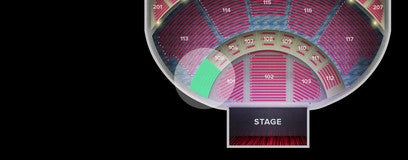 Seat view from Orchestra