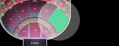 Seat view from Orchestra