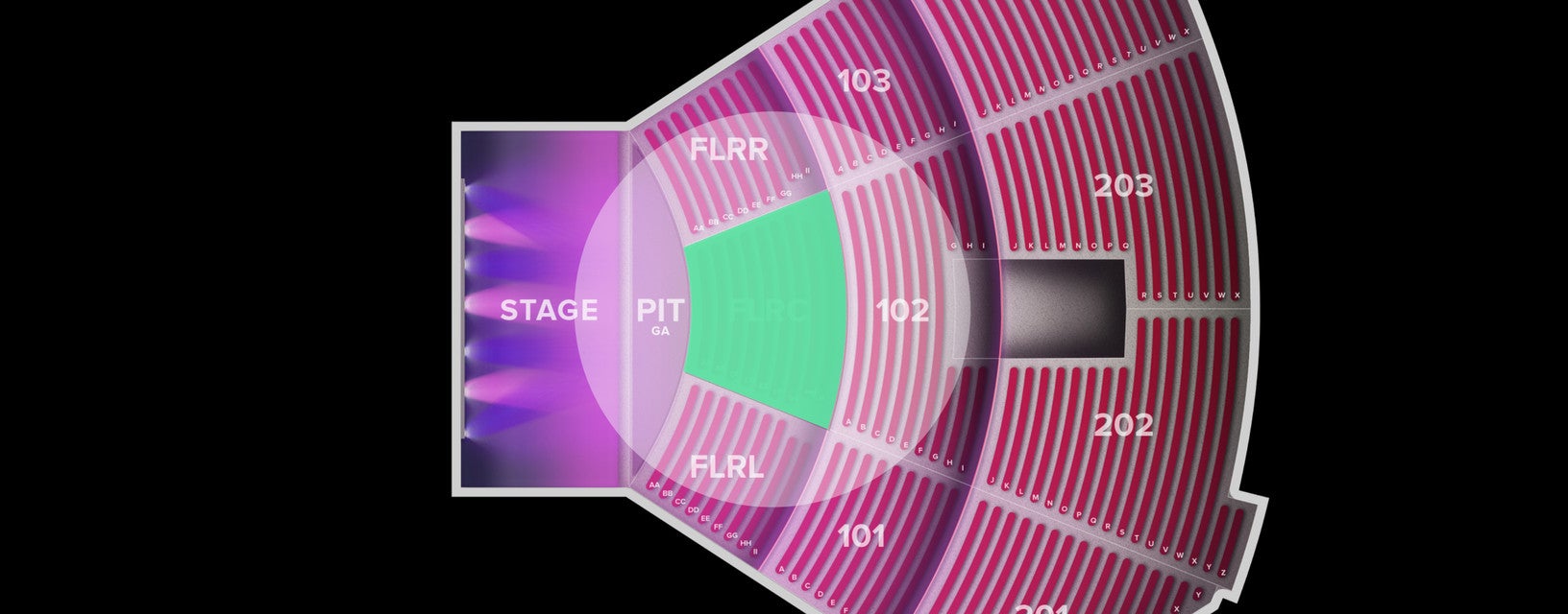 Seat view from Floor