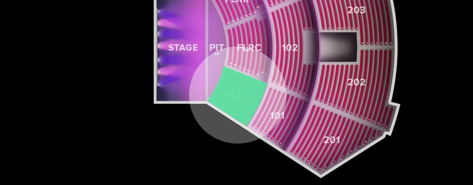 Seat view from Floor