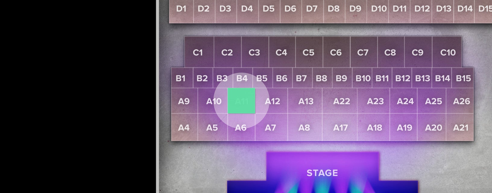 Seat view from Section