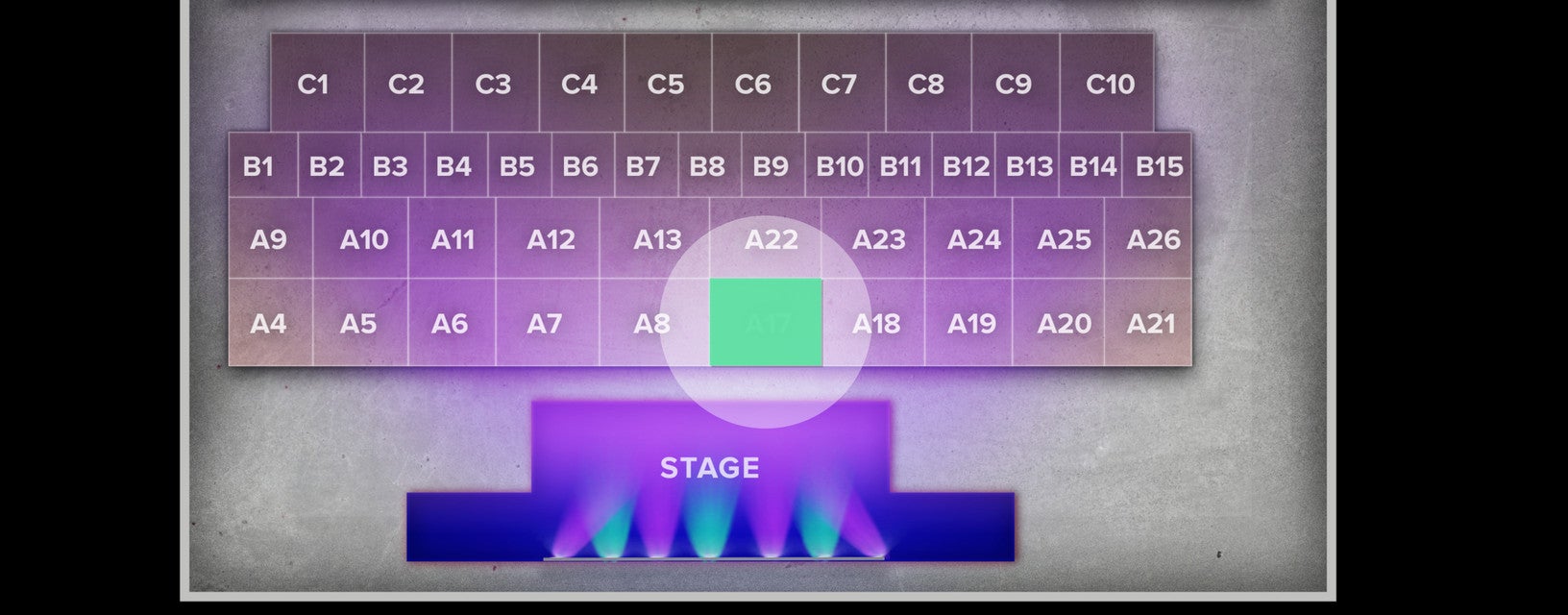Seat view from Section