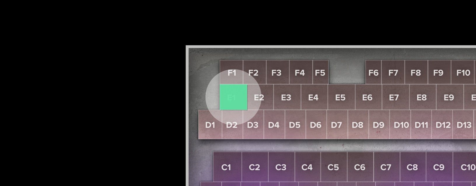 Seat view from Section