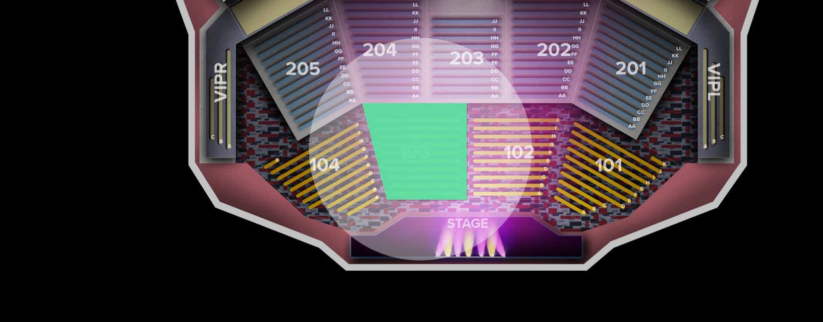 Seat view from Floor