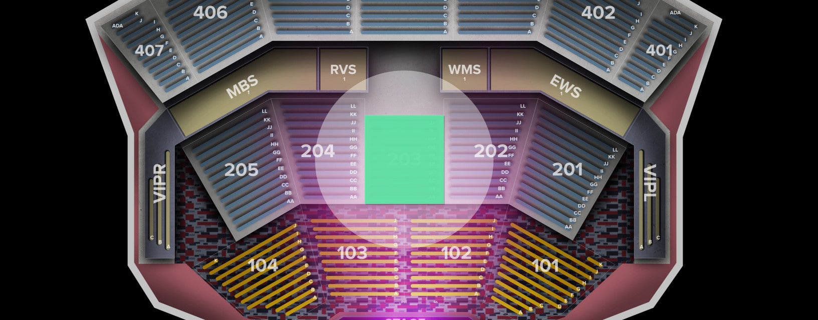 Seat view from Upper Floor