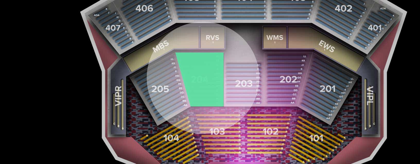Seat view from Upper Floor