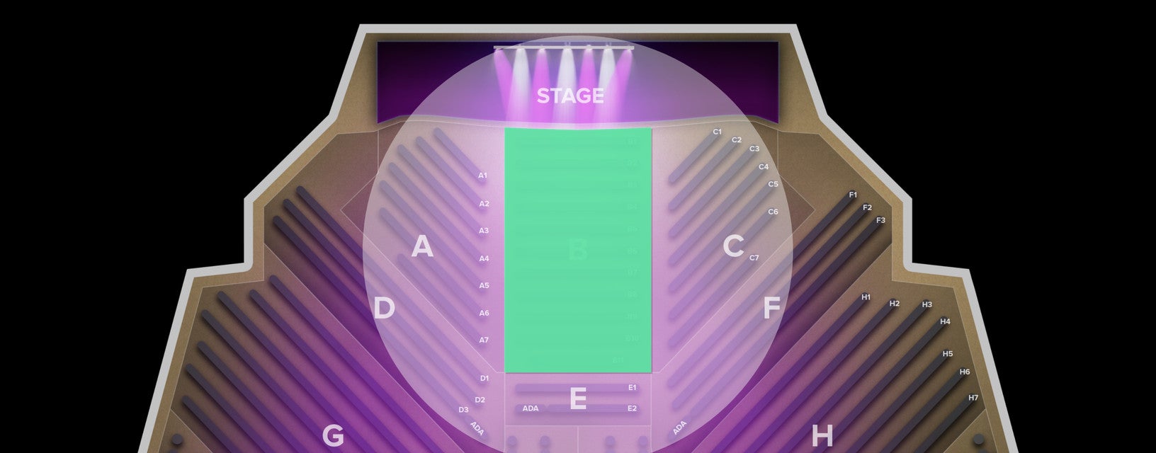 Seat view from Front