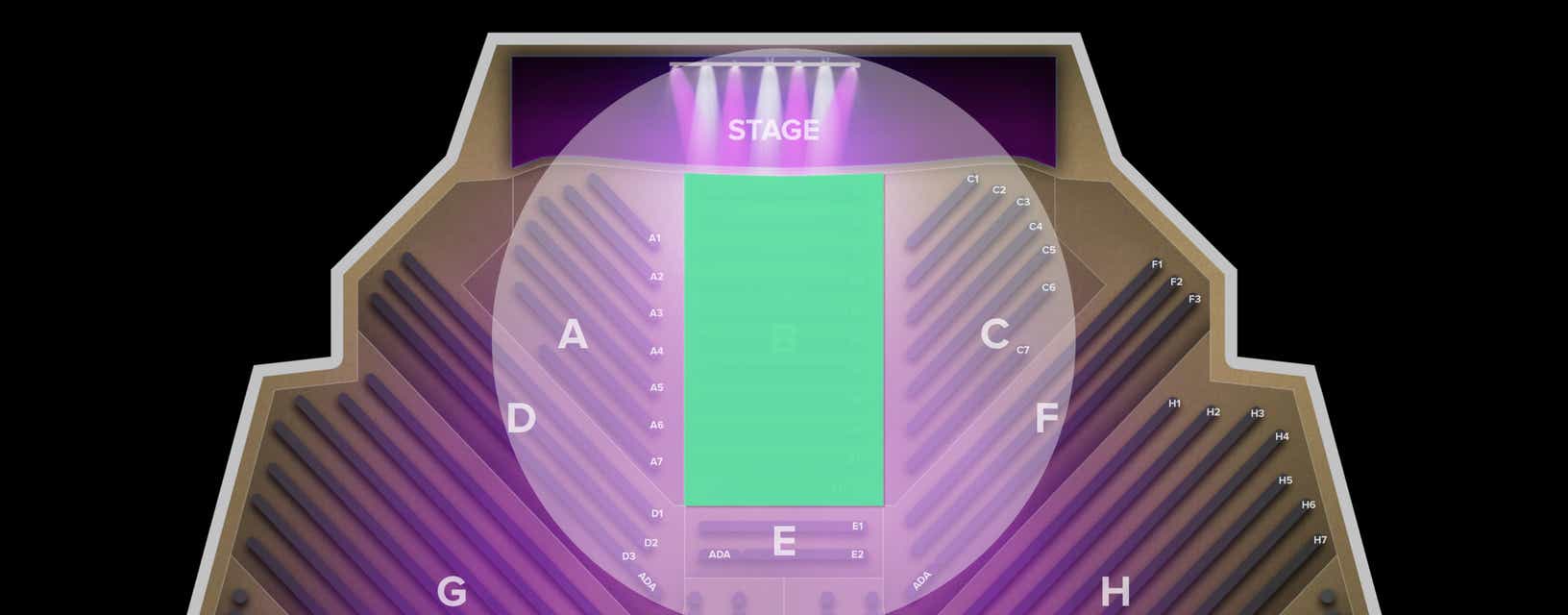 Seat view from Front