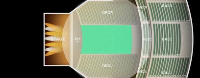 Seat view from Orchestra