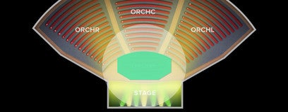 Seat view from Orchestra