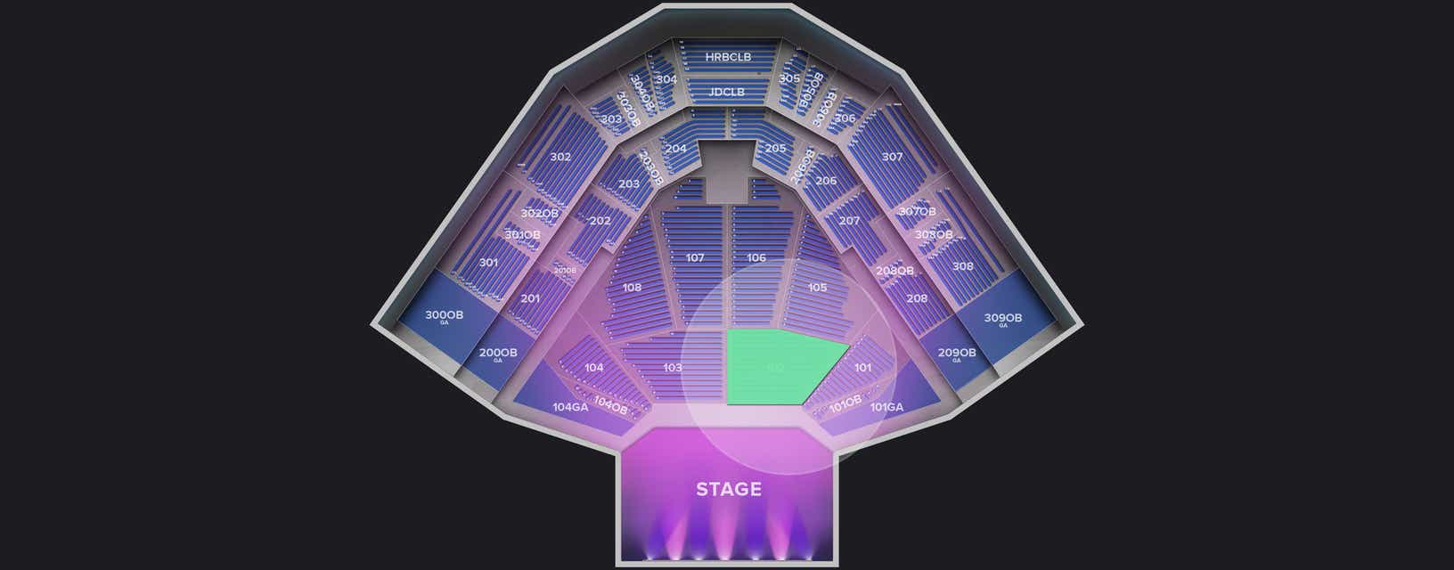 Seat view from Lower