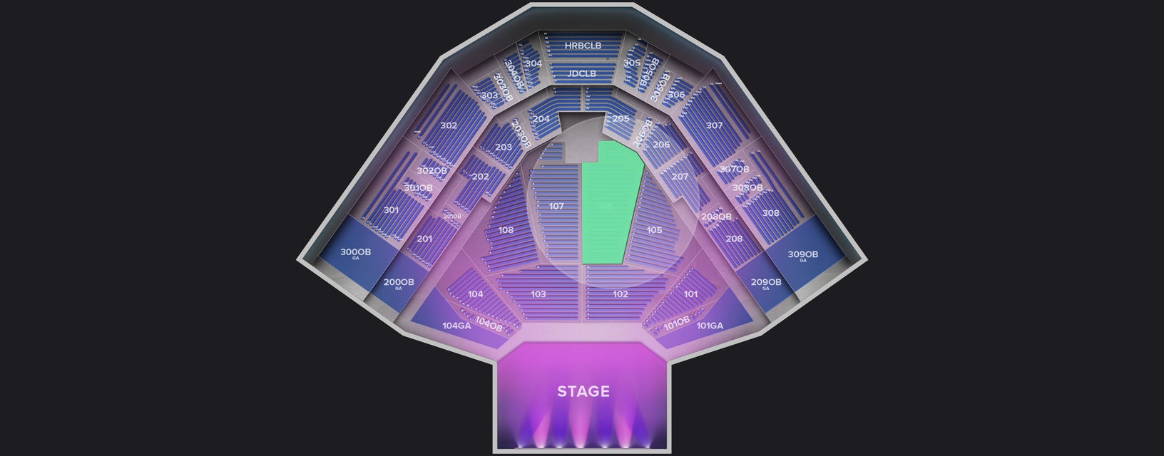 Seat view from Lower