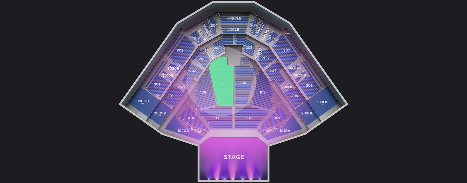 Seat view from Lower
