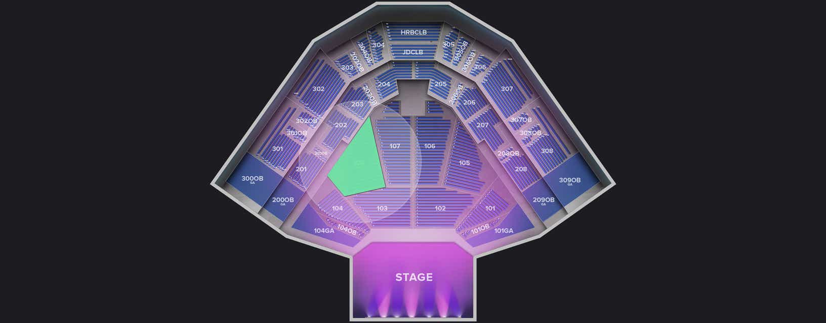 Seat view from Lower
