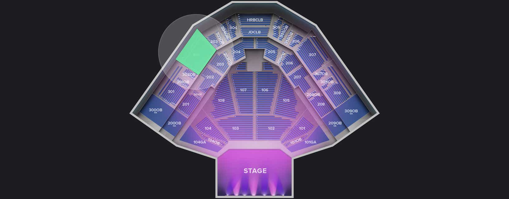 Seat view from Upper