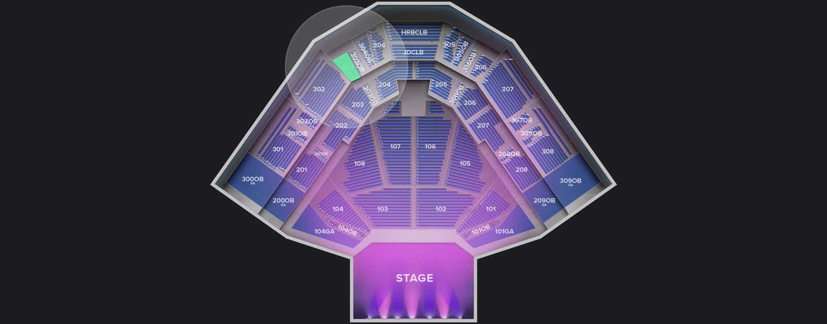 Seat view from Upper
