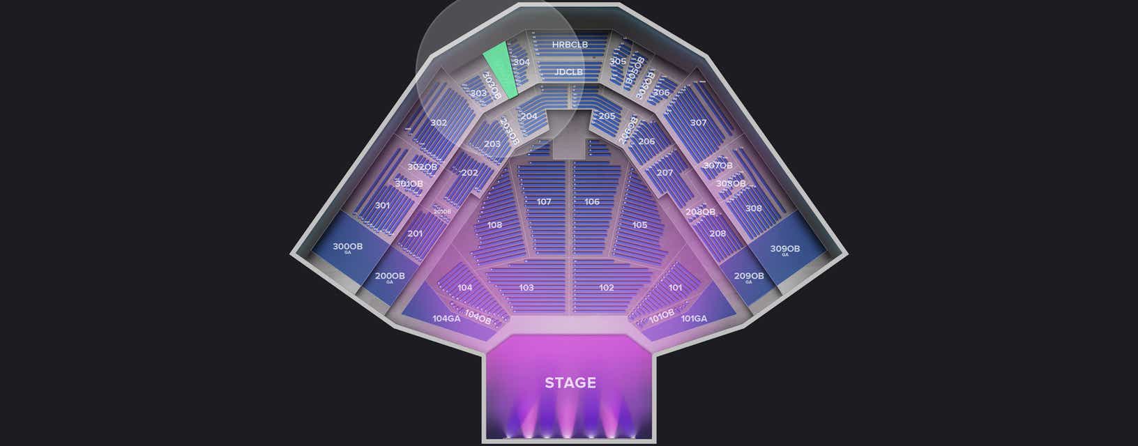Seat view from Obstructed View