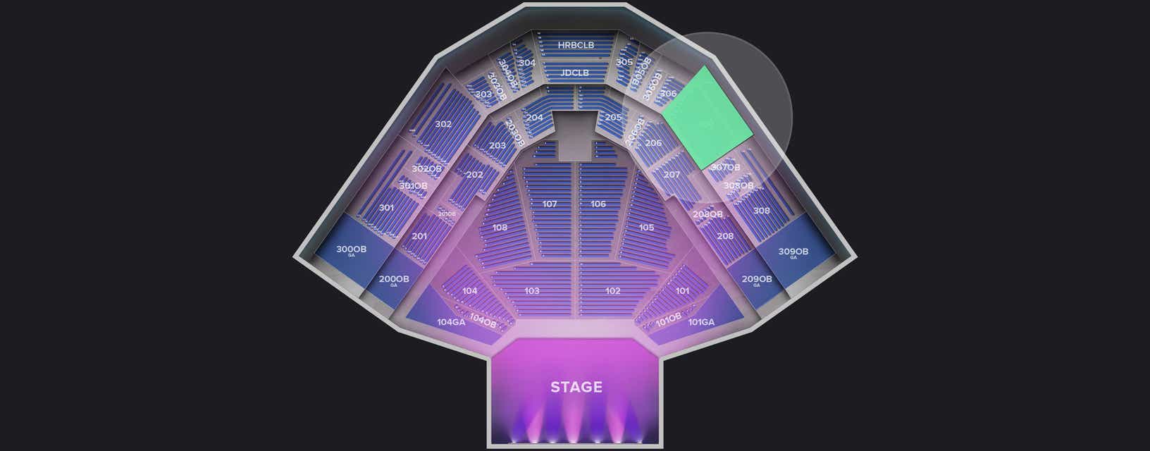 Seat view from Upper