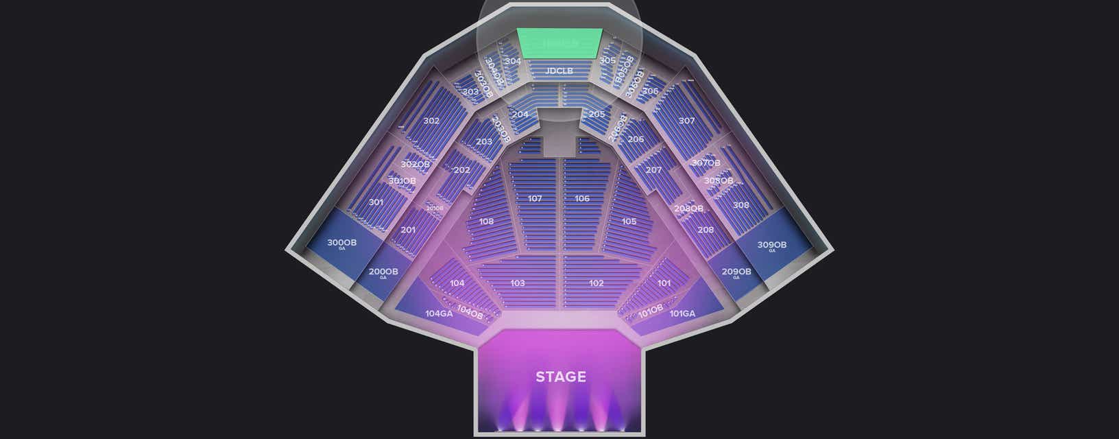 Seat view from Harbor Club