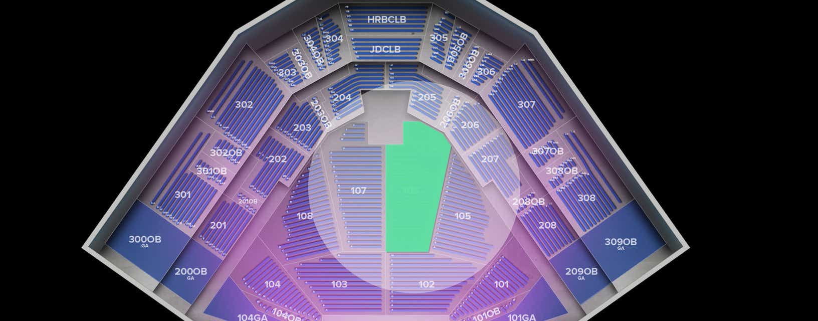 Seat view from Lower