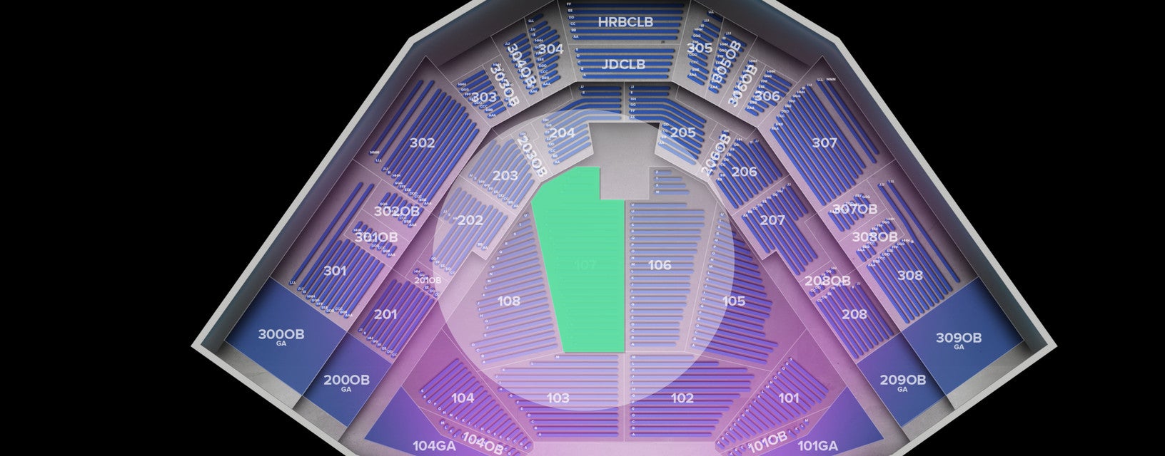 Seat view from Lower