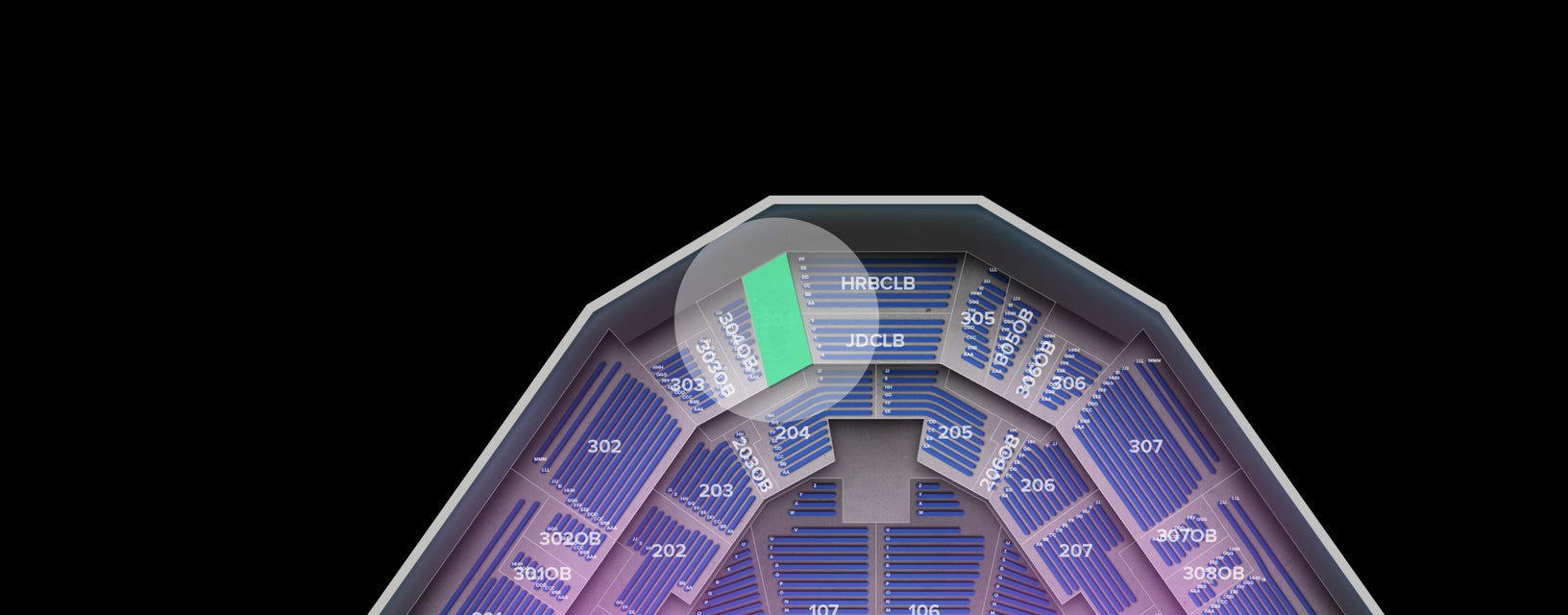Seat view from Upper