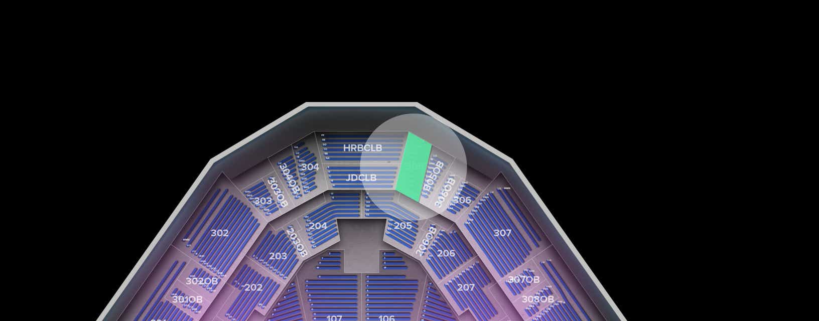 Seat view from Upper