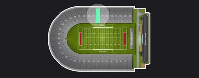 Seat view from Premium