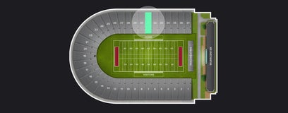 Seat view from Premium