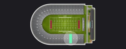 Seat view from Premium