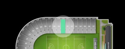 Seat view from Preferred Seating
