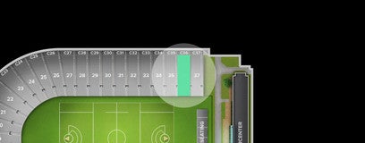 Seat view from Regular Seating