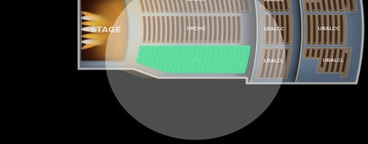 Seat view from Orchestra