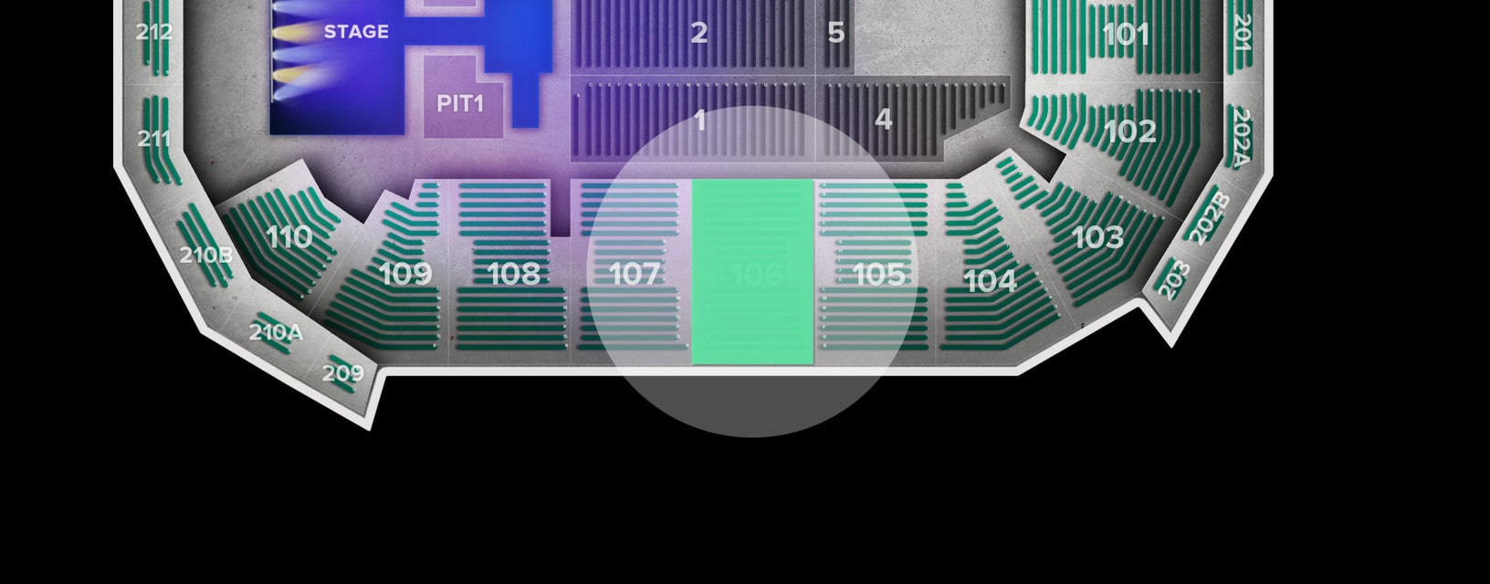 Seat view from Bowl