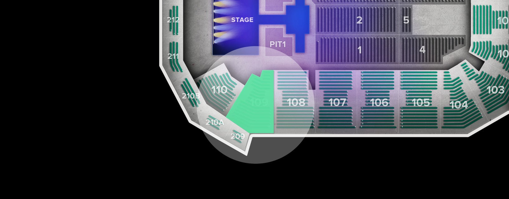 Seat view from Bowl