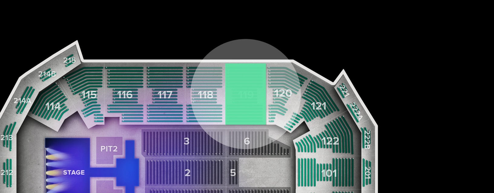 Seat view from Bowl