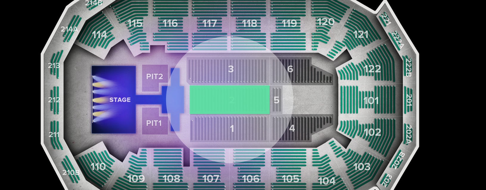 Seat view from Floor
