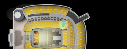 Seat view from Lower Level