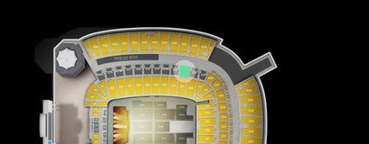 Seat view from Club West