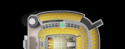 Seat view from Club West