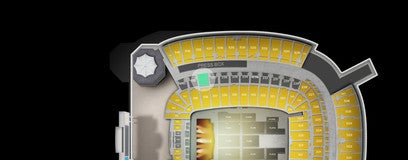 Seat view from Club West