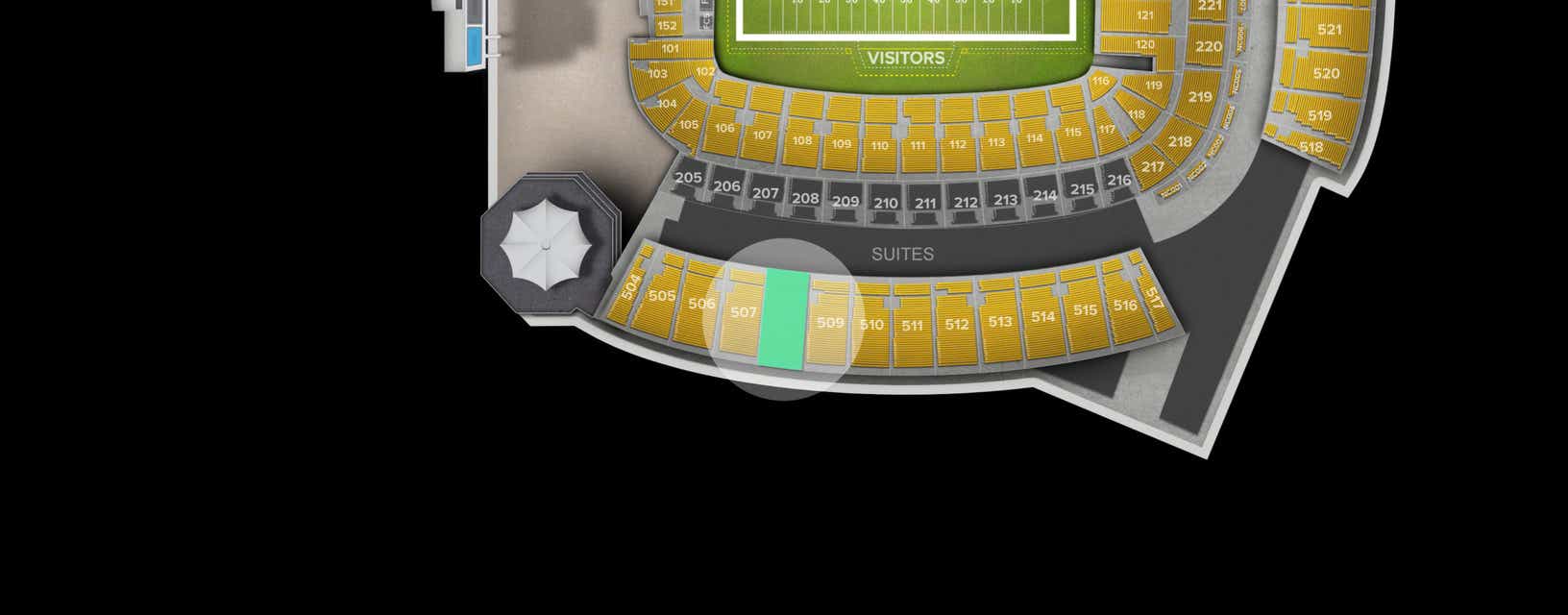 Seat view from Upper Level